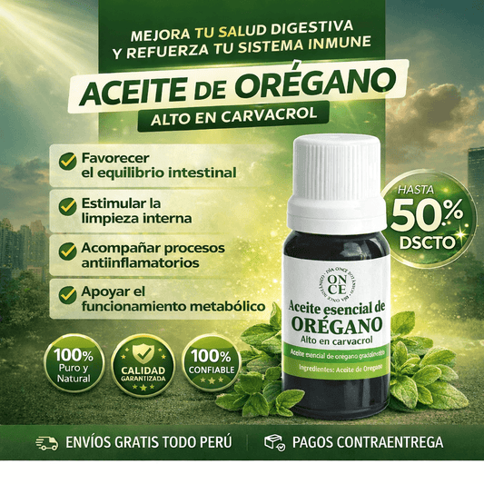 Aceite de Orégano alto en Carvacrol